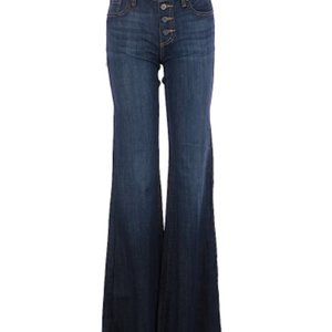 Carmar stretch denim mid rise flare jeans Sz W27 NWT